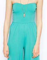 Thumbnail for your product : ASOS Bandeau Jumpsuit With Wide Leg
