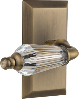 Nostalgic Warehouse Studio Plate Privacy (Bed & Bath) with Parlour Lever