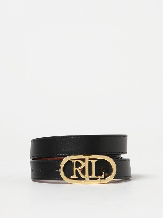 LAUREN RALPH LAUREN: belt for women - Black  Lauren Ralph Lauren belt  412917963 online at