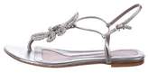 Thumbnail for your product : Anya Hindmarch Leather Thong Sandals