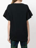 Thumbnail for your product : Tsumori Chisato knit detail tied T-shirt