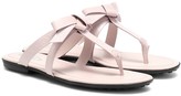 Thumbnail for your product : Tod's Leather thong sandals