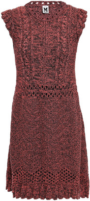 M Missoni Crochet-knit Mini Dress