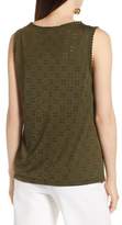 Thumbnail for your product : Halogen Eyelet Knit Tank
