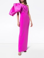Thumbnail for your product : SOLACE London Acaia one shoulder maxi dress