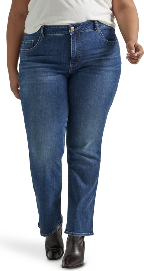 Lee Women’s Plus Bootcut Jean, Available in Regular, Long, Short Inseams