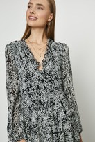 Thumbnail for your product : Coast Printed Long Sleeved Tiered Midi Dress