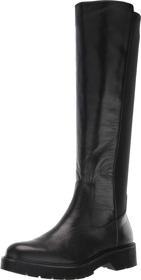 calvin klein francine leather tall boots