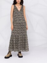 Thumbnail for your product : LES COYOTES DE PARIS Sleeveless Paisley Smock Dress