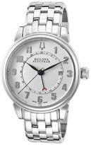 Thumbnail for your product : Bulova Accutron by Men's Gemini Silver-Tone Steel Silver-Tone Textured Dial