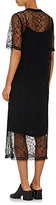 Thumbnail for your product : Robert Rodriguez Women's Lace Elongated T-Shirt Dress
