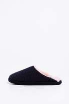 Thumbnail for your product : Jack Wills Scotton Cable Mule Slippers