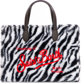Thumbnail for your product : MC2 Saint Barth Zebra Teddy Fabric Vivian Handbag