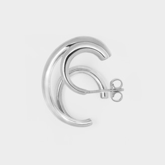 Charlotte Chesnais Triplet Mono Earring In Silver