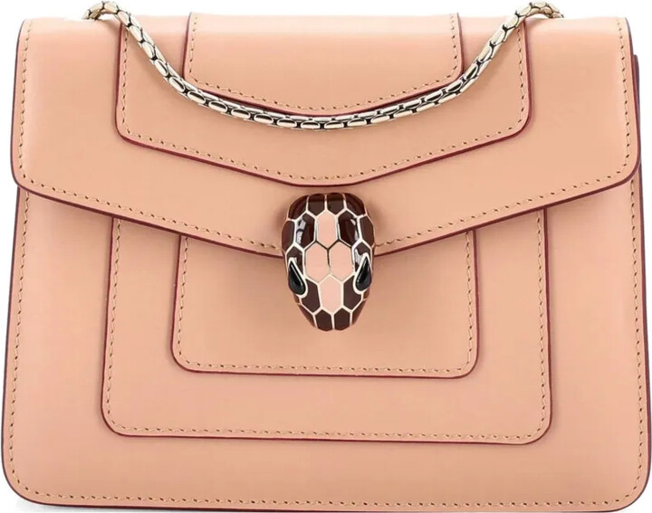 Bvlgari Pre-Owned Serpenti Forever Square Shoulder Bag Leather Small crossbody bag