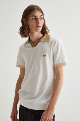 lacoste knitted polo