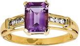 Thumbnail for your product : Gemstone and White Topaz Ring, 14K Yellow Gold