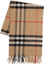 Thumbnail for your product : Burberry Classic Check Giant Icon Cashmere Scarf