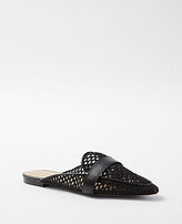 Thumbnail for your product : Ann Taylor Woven Mesh Loafer Slide Flats