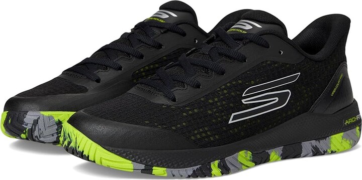 SKECHERS Go Train Arch Fit Viper Court Pro - Pickleball Men's Tennis Shoes Black 1 : 8.5 D - Medium, Textile