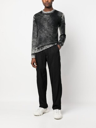 Diesel K-Andelero ribbed-knit jumper - ShopStyle Crewneck
