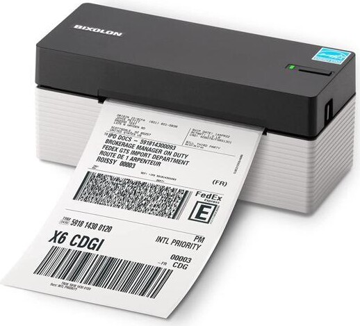 noelspace BIXOLON SOHO Series Slim Label Maker Printer - Compact Thermal Printer for Shipping Labels - Compatible with Shopify, Ebay, UPS, USPS, FedEx, &...