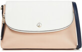 Thumbnail for your product : Kate Spade Polly Color-block Pebbled-leather Shoulder Bag