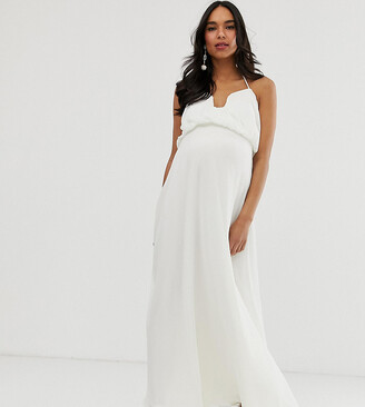 Asos DESIGN Maternity maxi dress with bust detail