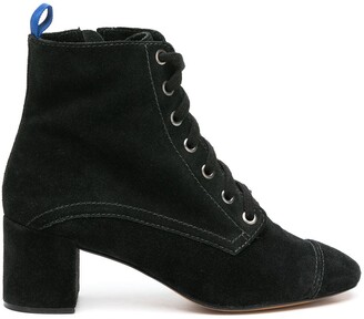 Blue Bird Shoes Lace-Up Leather Boots