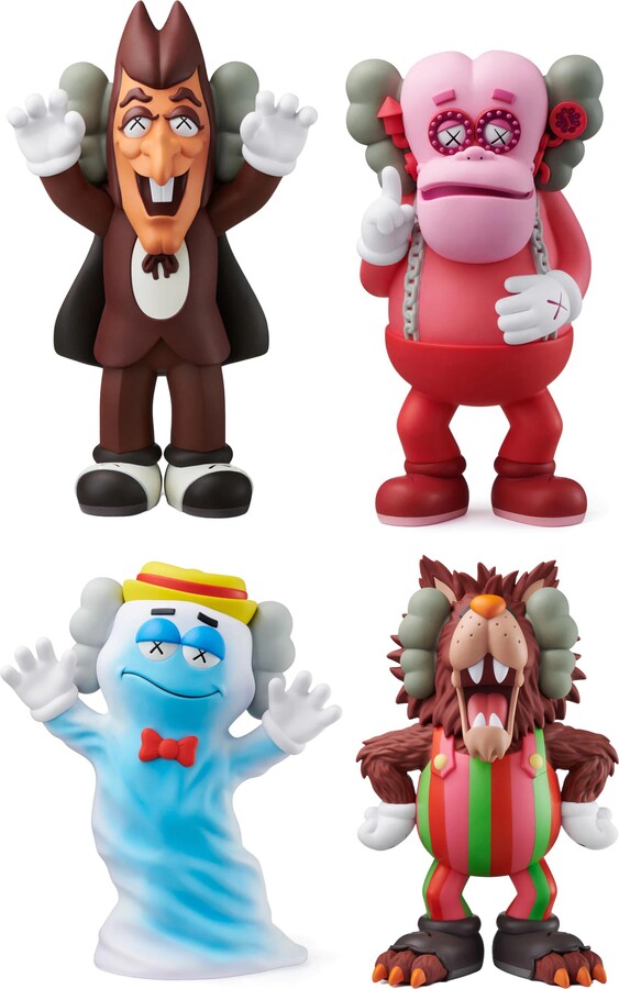 KAWS KAWS, MONSTERS: complete set of 4 works Companion set), 2024