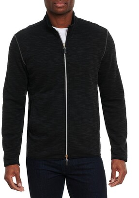 black full zip sweater