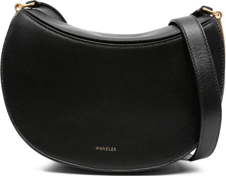 Wandler Kate crescent-shaped leather shoulder bag
