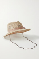 Thumbnail for your product : Maison Michel Virginie Chain-embellished Straw Fedora