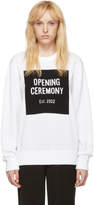 Thumbnail for your product : Opening Ceremony White Box Logo Crewneck Sweater