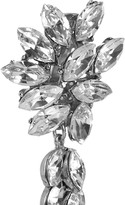Thumbnail for your product : Ben-Amun Silver-plated Swarovski crystal clip earrings