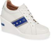 Thumbnail for your product : Linea Paolo Kesha Studded Wedge Sneaker
