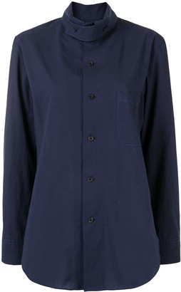 Y's High-Neck Button-Up Shirt