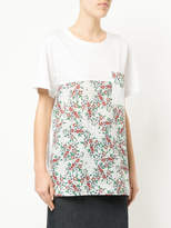 Thumbnail for your product : Jil Sander Navy blocked floral T-shirt