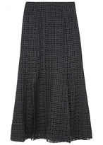 Thumbnail for your product : Theory Black devoré wool blend maxi skirt