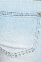 Thumbnail for your product : CELEBRITY PINK Daisy Trim Deconstructed Denim Cutoff Shorts (Juniors)