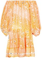 Thumbnail for your product : Juliet Dunn Sequined off-shoulder minidress