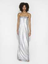 Thumbnail for your product : Halston Strapless Metallic Jersey Gown