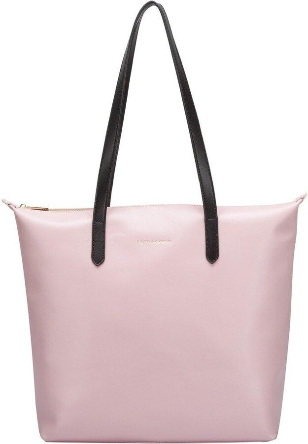 Smith and Canova Large Smooth Leather Zip Top Tote Bag ShopStyle