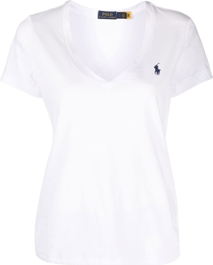 Ralph Lauren V-neck T-shirts For Women | ShopStyle
