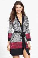 Thumbnail for your product : Jonquil 'Carmen' Paisley Wrap Robe