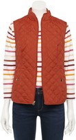 Thumbnail for your product : Croft & Barrow Petite Woven Quilted Vest