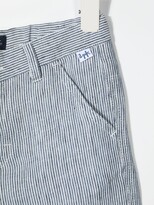 Thumbnail for your product : Il Gufo Pinstripe Linen Shorts