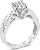 Thumbnail for your product : Zales Previously Owned - 1 CT. T.W. Certified Diamond Solitaire Engagement Ring in 14K White Gold (J/I1) - Size 4