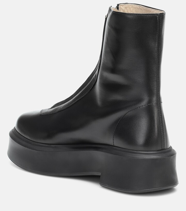 the row zipped ankle boots