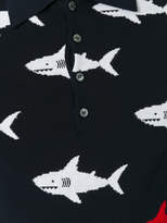 Thumbnail for your product : Thom Browne shark slim-fit polo shirt